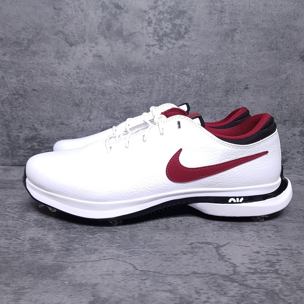 NIKE Air Zoom Victory Tour 3 Golf Shoes Mens 9 White Burgundy DX9025-104